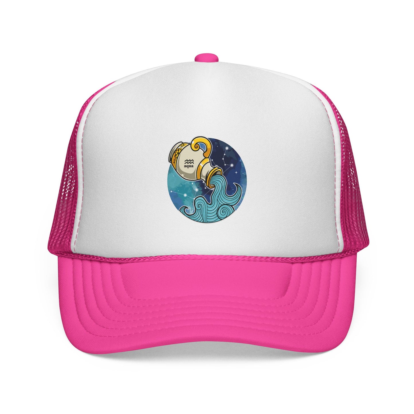 Aqua Zodiac Symbol - Horoscope Hat