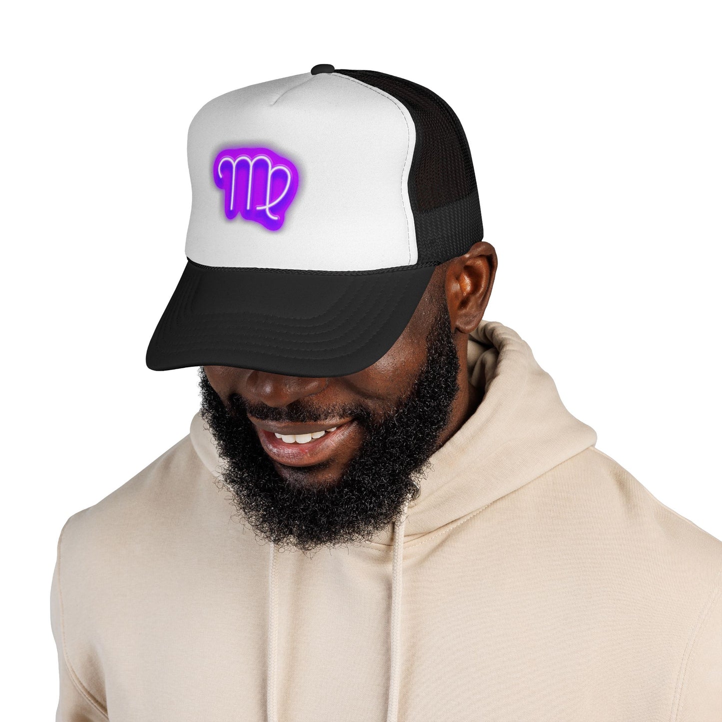 Virgo Zodiac Sign Glowing Symbol - Horoscope Hat