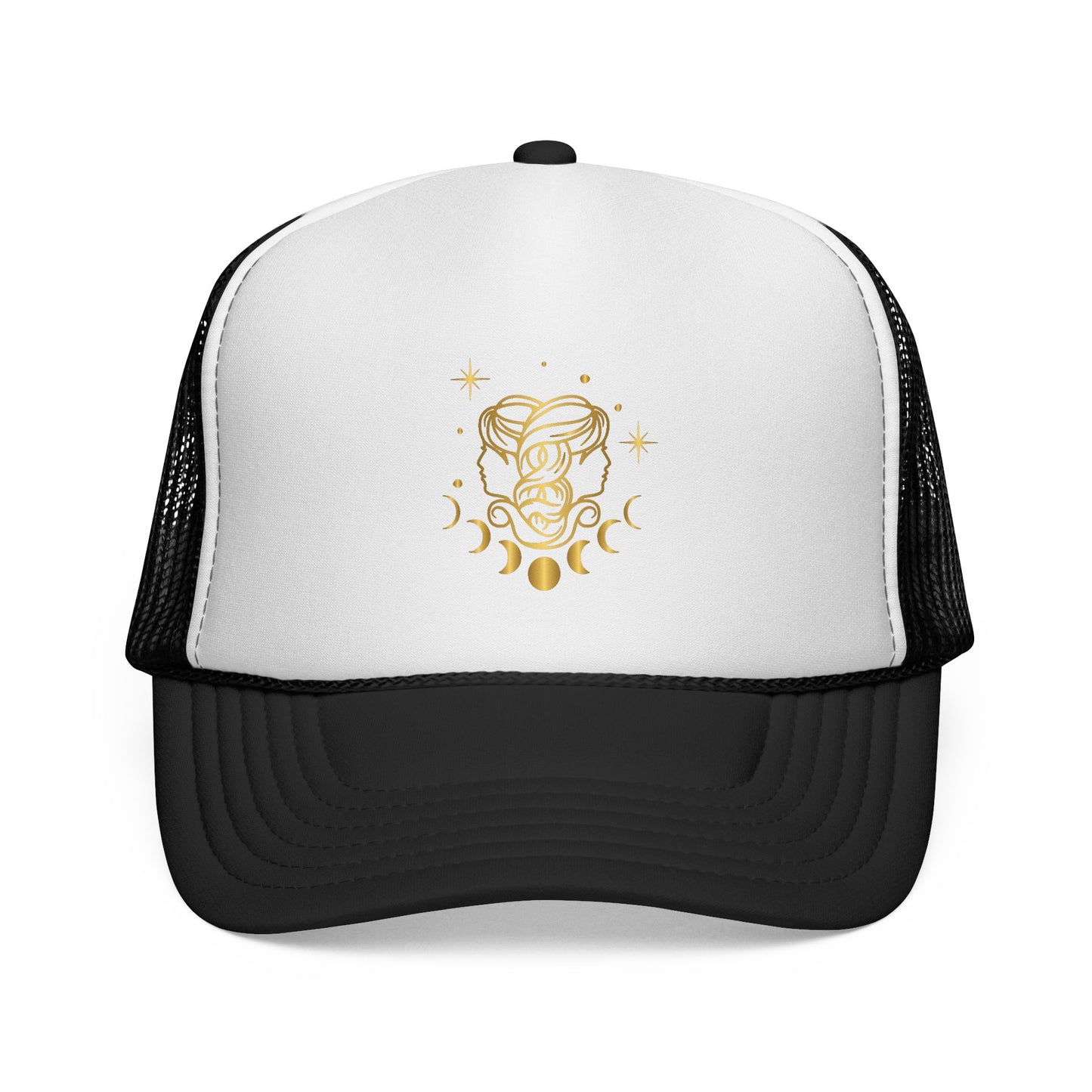 Gemini Zodiac Sign Golden Twin Faces - Horoscope Hat