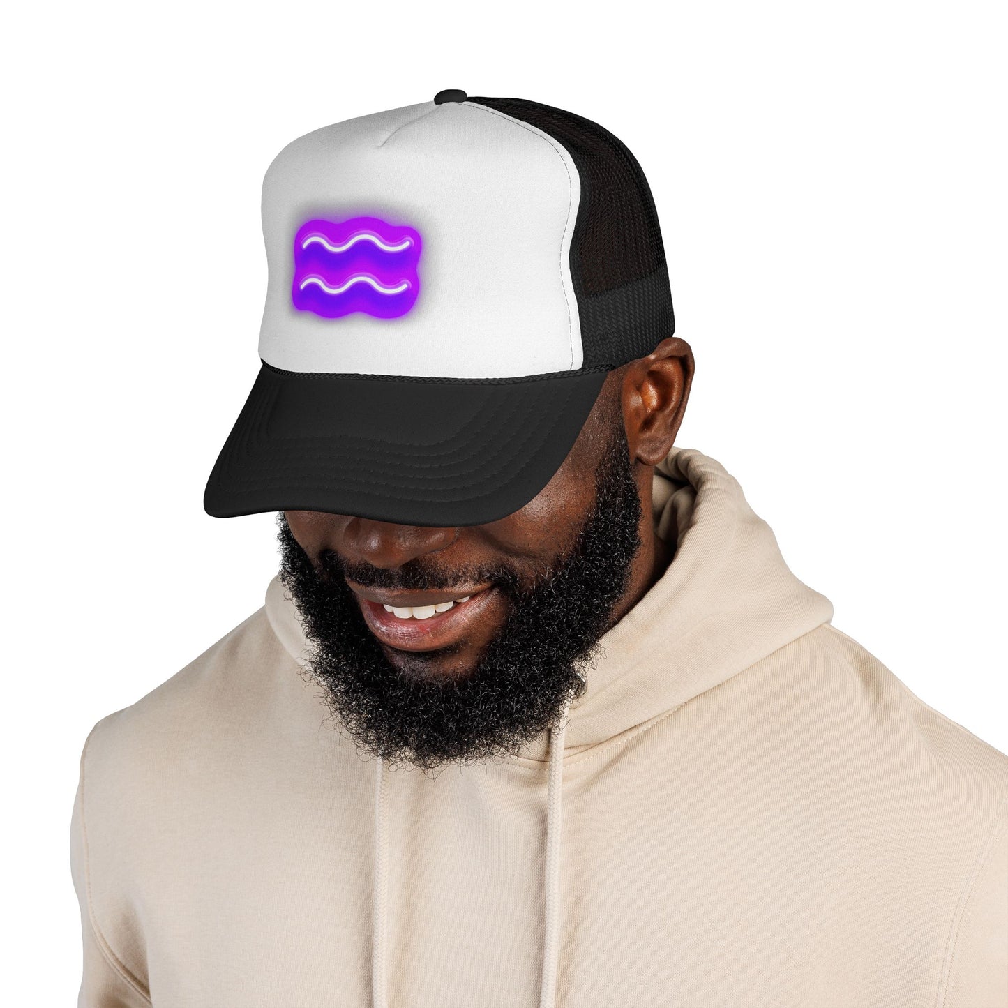 Aquarius Zodiac Glow Symbol - Horoscope Hat