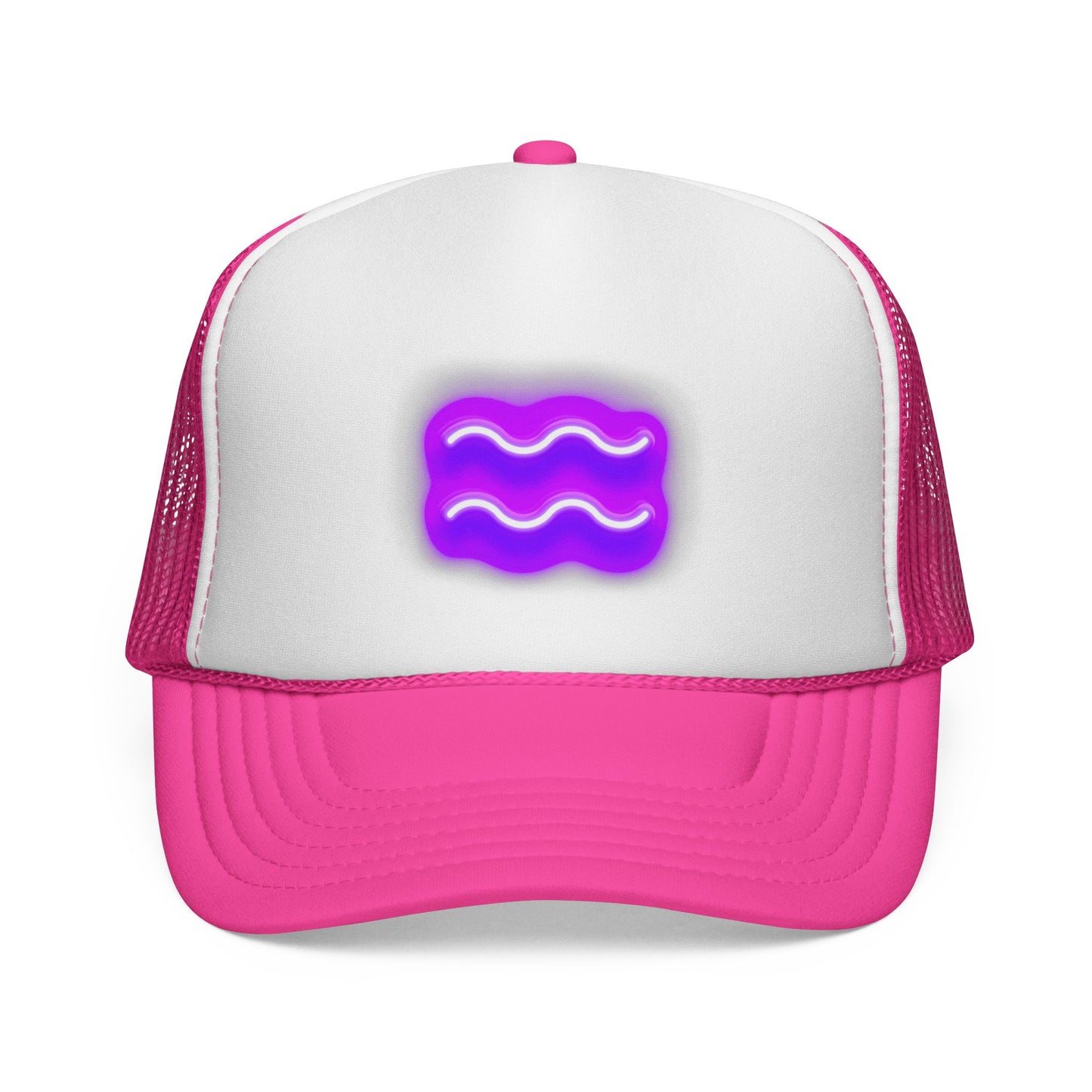 Aquarius Zodiac Glow Symbol - Horoscope Hat