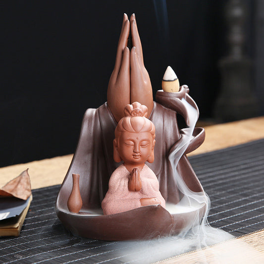 Lotus Backflow Incense Burner   |   Zen Aromatherapy Incense Burner