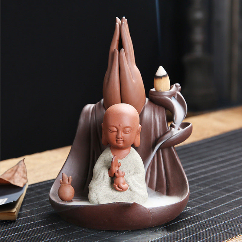 Lotus Backflow Incense Burner   |   Zen Aromatherapy Incense Burner