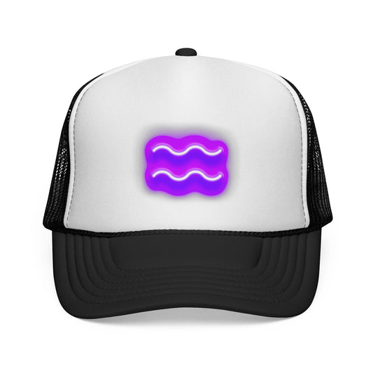Aquarius Zodiac Glow Symbol  -  Horoscope Hat