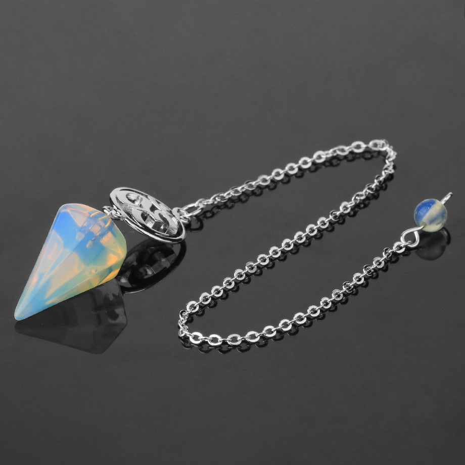 Crystal Ore Pendulum Spiritual Pendant Jewelry