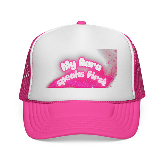 My Aura Speaks First - Spiritual Trucker Hat