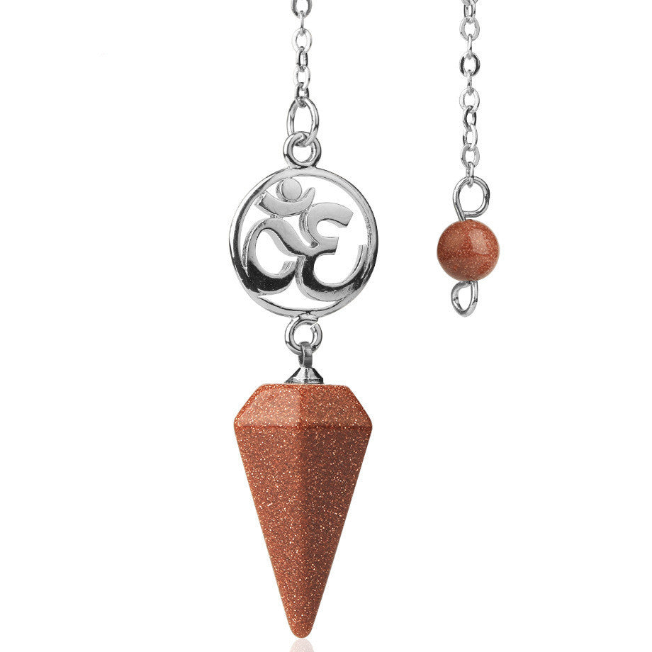 Crystal Ore Pendulum Spiritual Pendant Jewelry