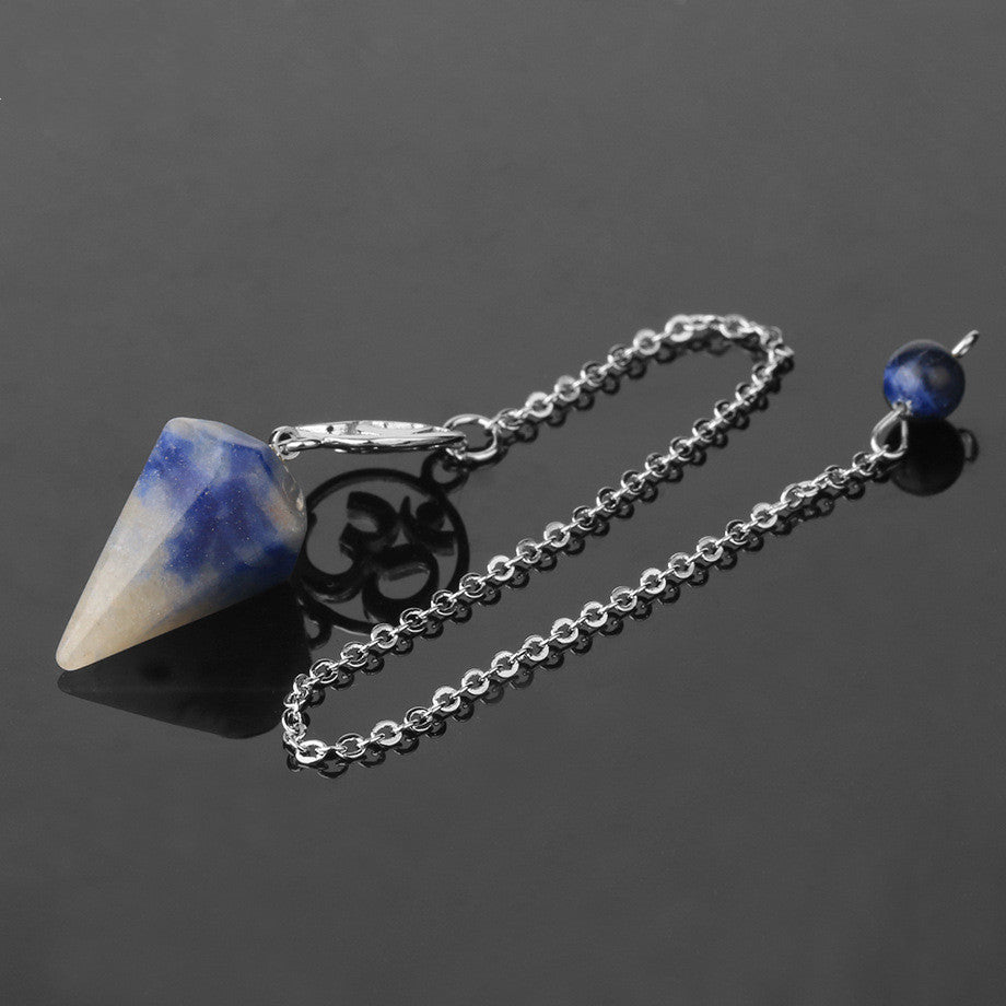 Crystal Ore Pendulum Spiritual Pendant Jewelry