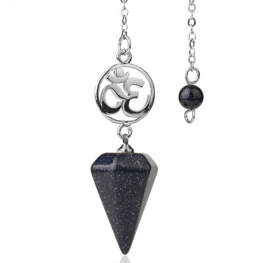 Crystal Ore Pendulum Spiritual Pendant Jewelry