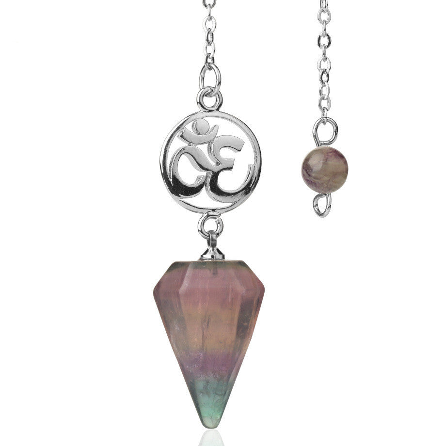 Crystal Ore Pendulum Spiritual Pendant Jewelry